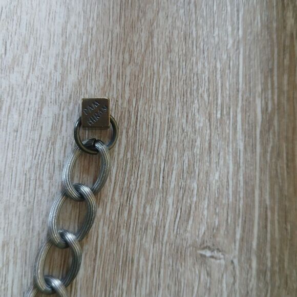 Pam Hiram Anthropologie Faux Pearl Crystal Peter Pan Collar Choker Necklace - Picture 11 of 14